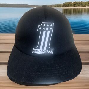 Rare Harley Davidson Men's Mini skull #1" Baseball  Hat Genuine Motorclothes